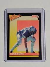  1991 Score CHRIS SMITH Cincinnati Bengals Hot Card Rookie Insert Card. rookie card picture