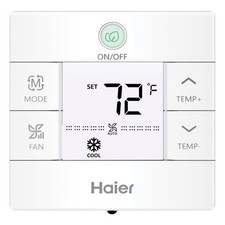 Haier QACT17A Wired Remote Controller Wall Mount Black/White Screen 4lb