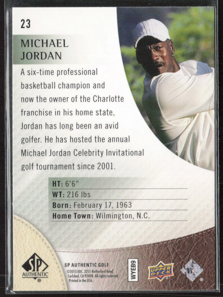 2014 SP Authentic #23 Michael Jordan - Image 2 of 2