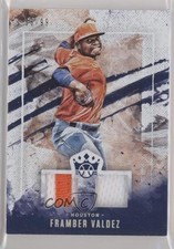 2019 Panini Diamond Kings DK Materials Holo Silver 58/99 Framber Valdez 02yu