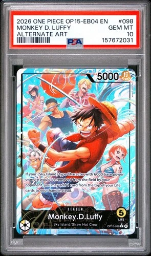 Luffy 2026 Luffy #OP15-098 Alt Art