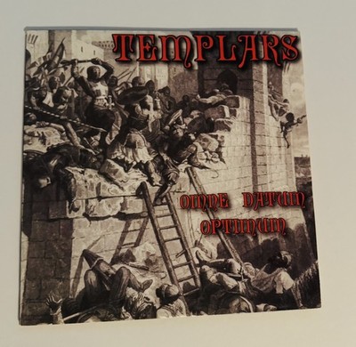 The Templars LP Omne Datum Optimum - white vinyl Oi!  1st press  w/insert