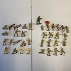 36 Vintage Japanese WWII Louis Marx 2.5" Plastic Soldiers 1963 CTS 1997 LOT L@@K