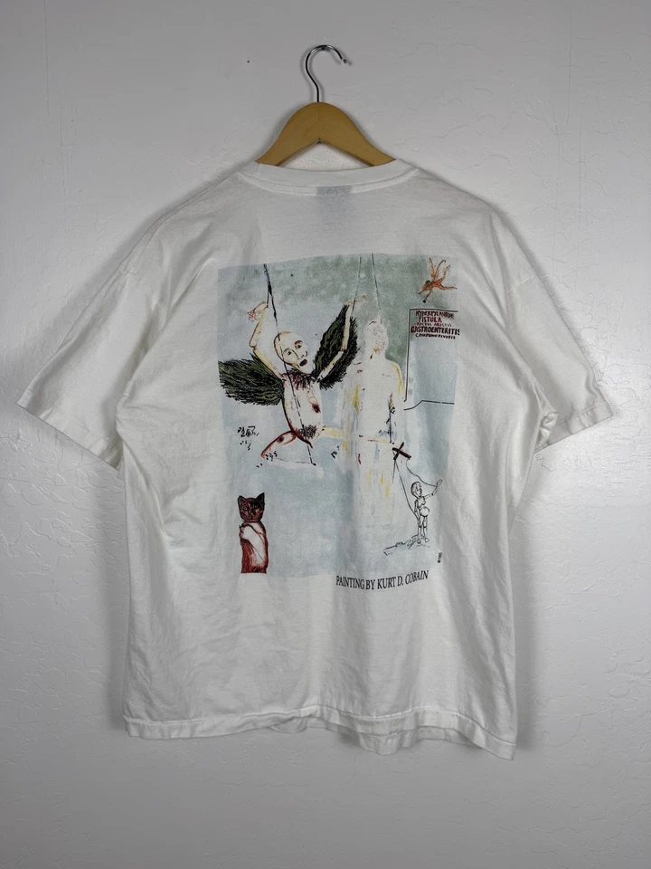 Kurt Cobain vintage T-shirt memorial T-shirt giant by tee jays tag size xl - Image 2 of 4