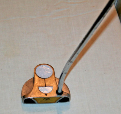Voit Silver Eagle Mallet-Putter, großer Putter-Kopf für sichere + gerade Putts,