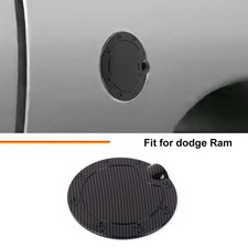 Carbon Door Fuel Tank Cover Oil Gas Cap Accessories For Dodge Ram 1500 2002-2008