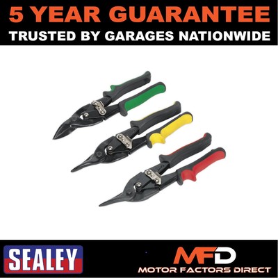 Sealey Aviation Blechschere Set 3-teilig AK6907