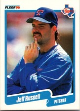 1990 FLEER BASEBALL #312 JEFF RUSSELL