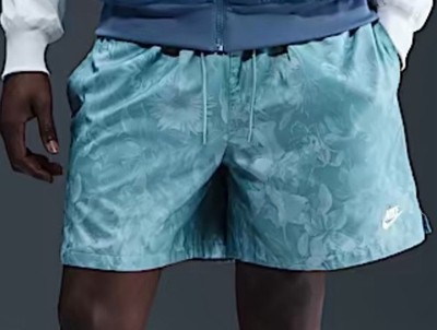Nike Club Flow Mesh Lined Ocean Blue Woven Shorts TRBL IB8551-464 2XL