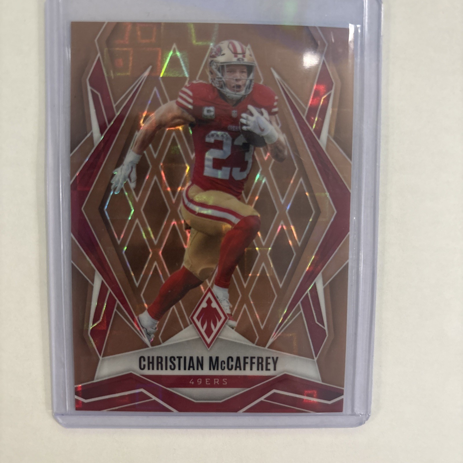 2025 Panini Phoenix - Christian McCaffrey #34 Bronze Pandora /125 JERSEY MATCH