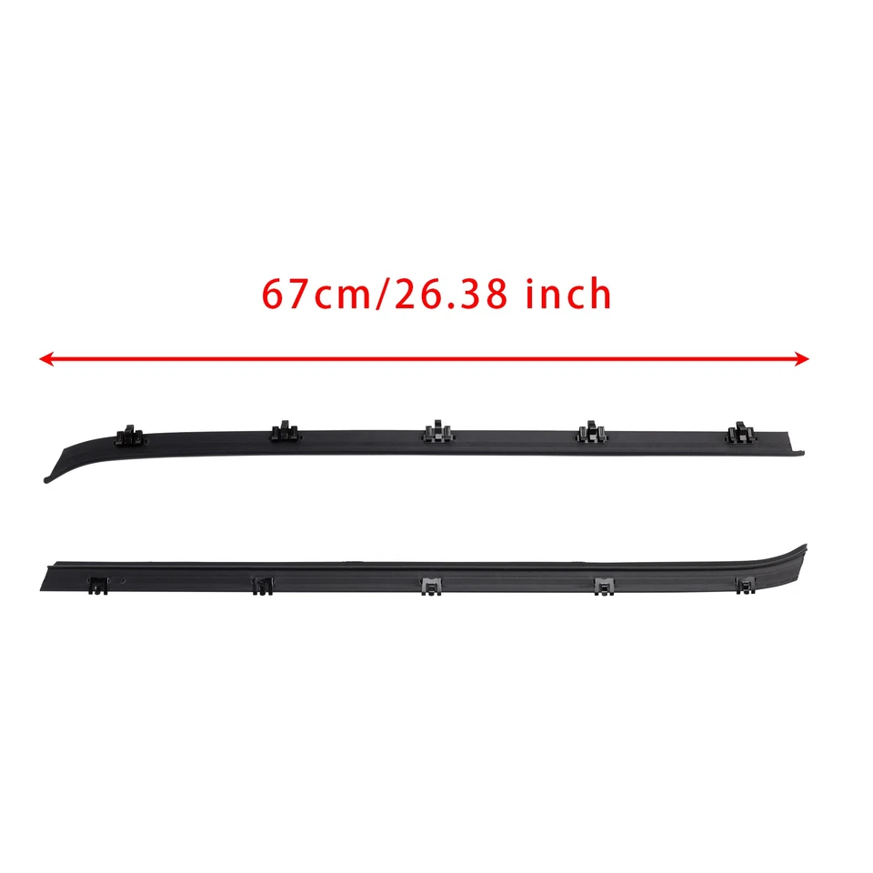 4x Car Window Weatherstrip+2 Seals For GMC C1500 C2500 C3500 K1500 K2500 K3500 - Изображение 2 из 4