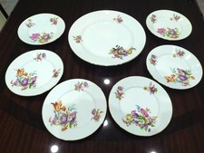 vintage 1980 servizio piatti dessert porcellana richard ginori