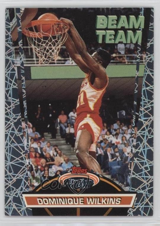 1992-93 Topps Stadium Club Beam Team Members Only Dominique Wilkins #2 HOF 0d08