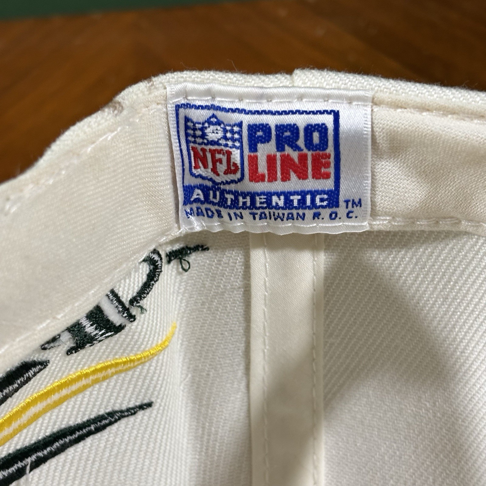 Vintage Green Bay Packers Hat Cap Snapback Diamond Cut Logo Athletic Pro Line