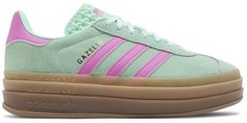 adidas Big Kids' Gazelle Bold Athletic Shoe - Clear Mint/Flash Pink