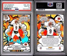 Panini Donruss 2025 Joe Burrow Bomb Squad Holo Bs-jbw Serial 100