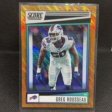2022 score football Greg Rousseau Orange /599
