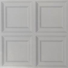 10M/Roll Wood Panel Wallpaper 3D Effect Panelling - Various Colours Realistic