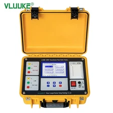 Fully Automatic Transformer Turns Ratio TTR Tester LCD Screen HV PT Ratio Tester