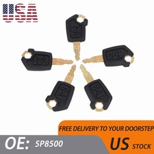 5Pcs Ignition Keys Fits For Style Caterpillar CAT Heavy Equipment 5P8500 USA