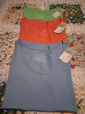 Three Ladies Vest Tops. Never Worn. Size M