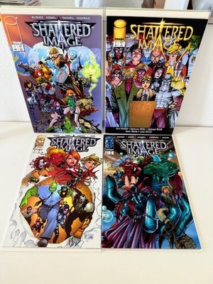 SHATTERED IMAGE #1-4 NM COMPLETE SET (IMAGE 1996) KURT KUSIEK + TONY DANIEL
