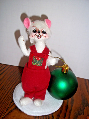 Annalee HOLIDAY Doll 2024 YULETIDE ORNAMENT MOUSE 5'' NWT