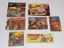 FUMETTI LOTTO DI 7 MANI IN ALTO BUFFALO BILL SITTING BULL ZALA MORT TOPOLINO (2)