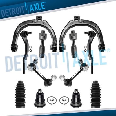 Front Upper Control Arms Sway Bars Tie Rods for GMC Envoy Chevrolet Trailblazer