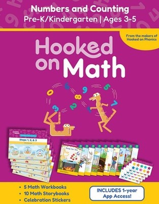 Hooked on Math Numbers & Counting Kit by Hooked on Phonics Paperback Book