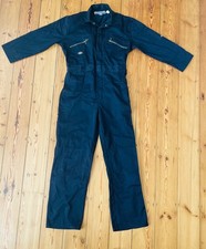 Dickies Redhawk WD4839 Men's Zip Front Coverall Boiler Suit Navy Blue Sz 38