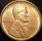 1909-P VDB Lincoln Cent Choice/Gem BU Red/Brown Original