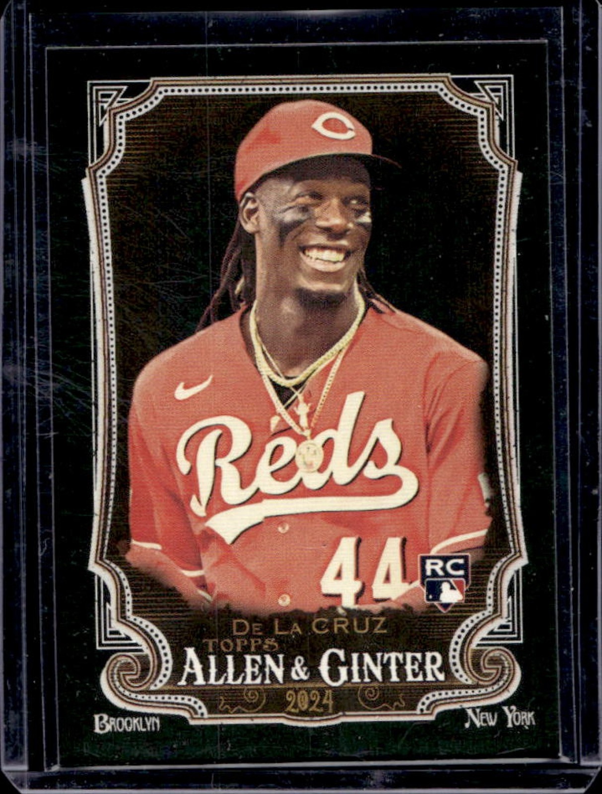 2024 Allen & Ginter Elly De La Cruz Chrome RC Rookie #44 Reds