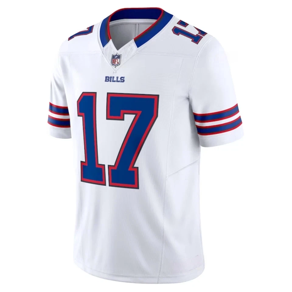 NWT Men's/Youth Bills #17 Josh Allen White Jersey
