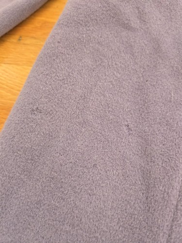 Cole Haan Angora Rabbit Hair & Wool Periwinkle Purple Long Coat Size 16 - Picture 12 of 18