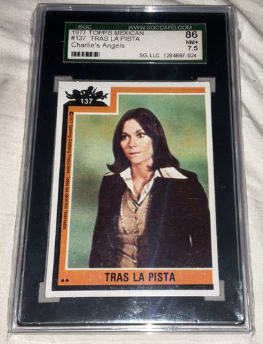 1977 topps mexican Charlies angles #127 tras la pista sgc 86 7.5 - Picture 1 of 2