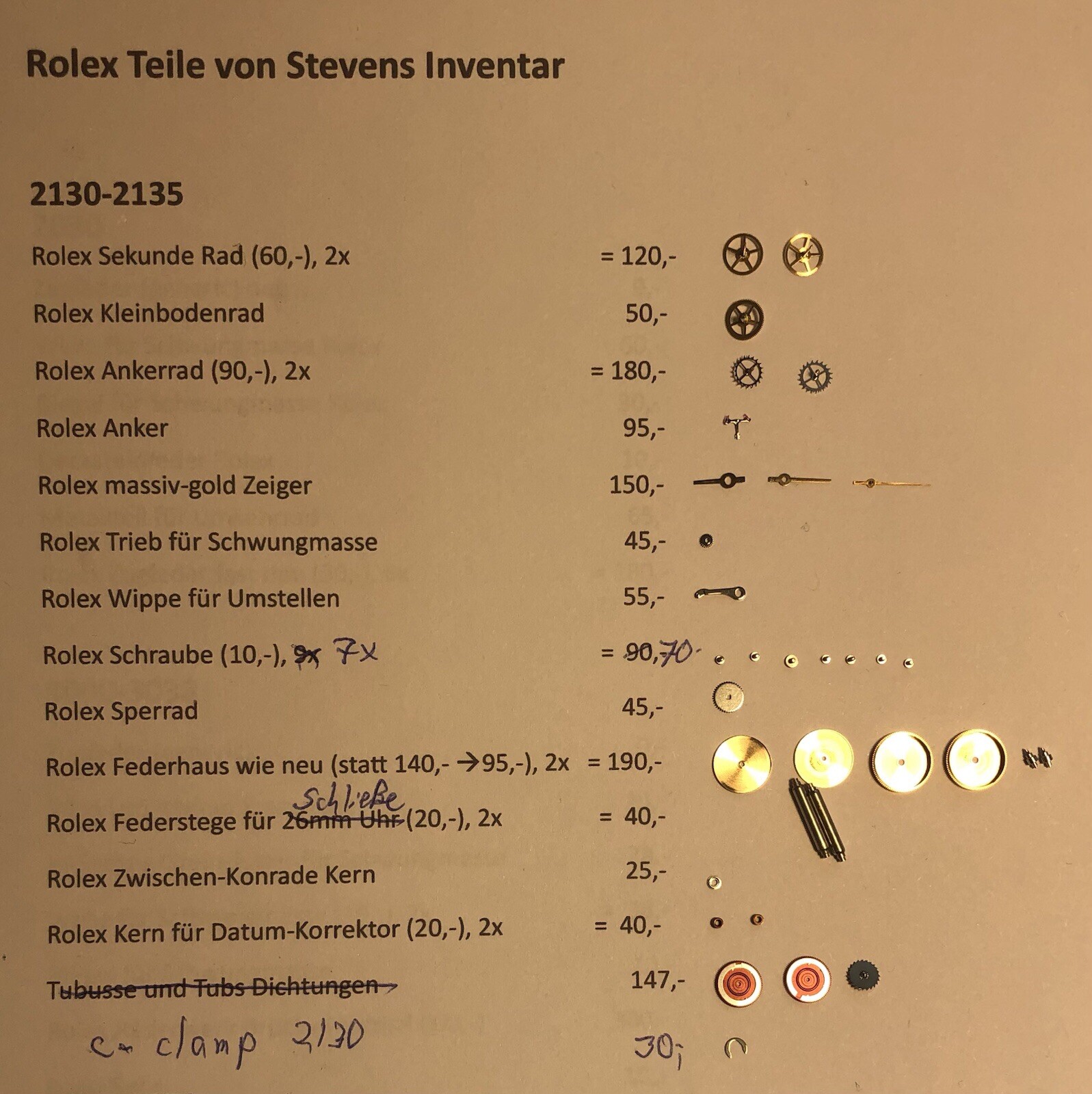 Ricambi Rolex in ottime condizioni foto 4