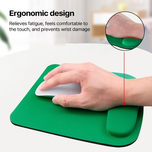 Ergonomic Mouse Pad with Comfortable Wrist Rest Support for Office Home - Afbeelding 2 van 14