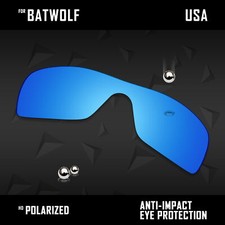 iROX Polarized Replacement Lenses for-Oakley Batwolf OO9101 - Ice Blue