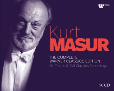 KURT MASUR-THE COMPLETE WARNER CLASSICS EDITION 70 CD NEU