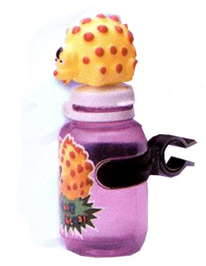 Borraccia bimba 300cc copritappo sonoro pupazzo porcospino ON BIKE KIDS