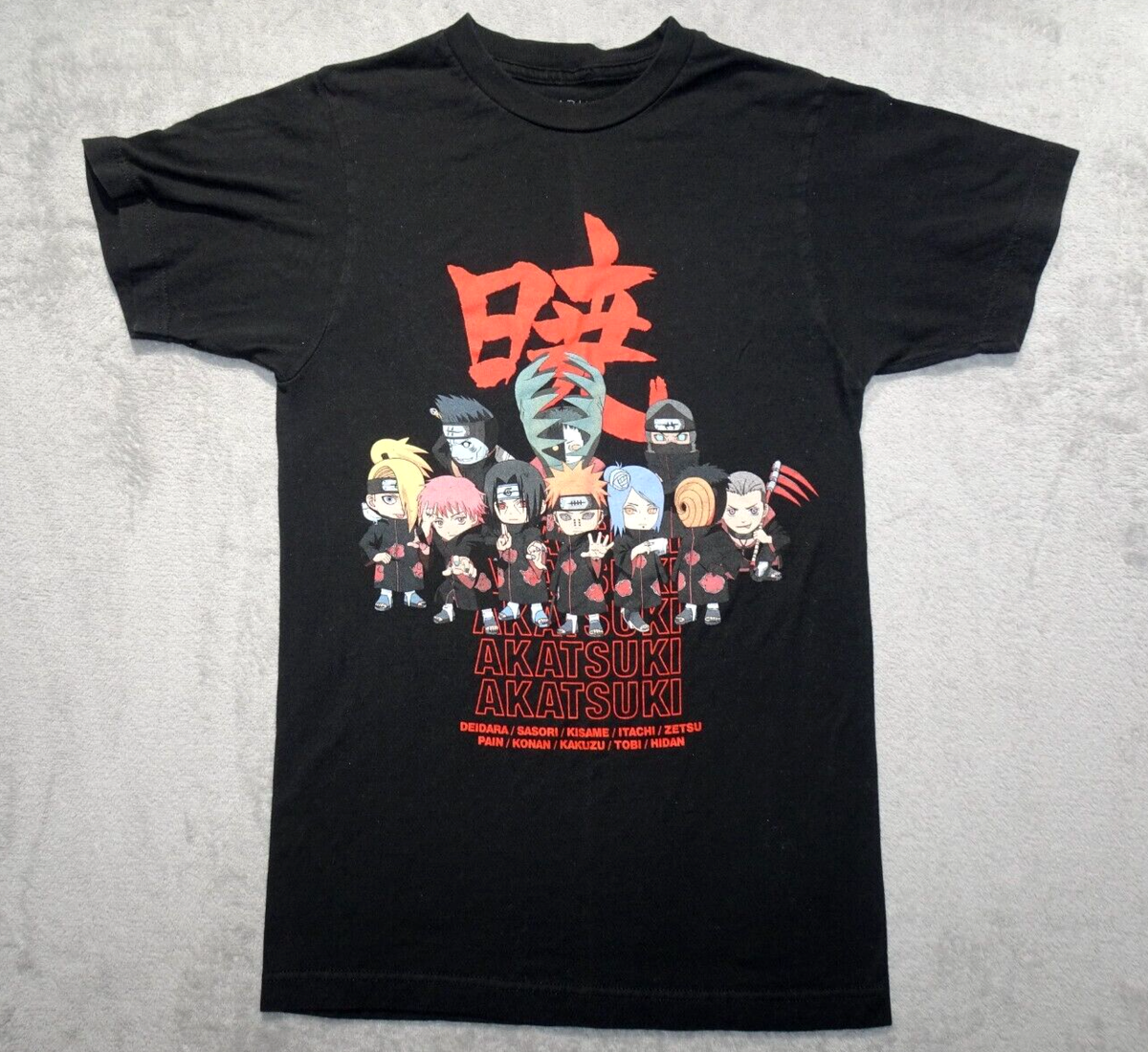 Naruto Shippuden Collection T Shirt Akatsuki Characters Manga