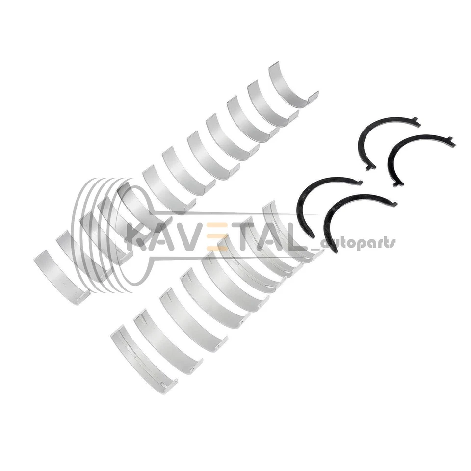 Juego de rodamientos principales y de varilla con arandelas de empuje para Jeep Grand Cherokee Ram 1500 3.0T Foto 3 de 4