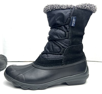 Women's Size Sperry Syren Strait Faux Fur Winter Boots