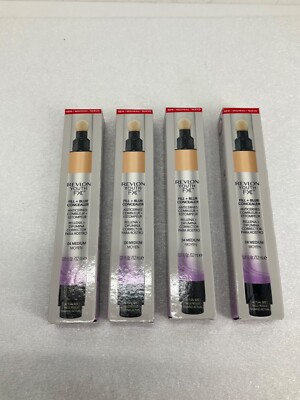 4 PACK Revlon Youth FX Fill + Blur Concealer 04 Medium NEW