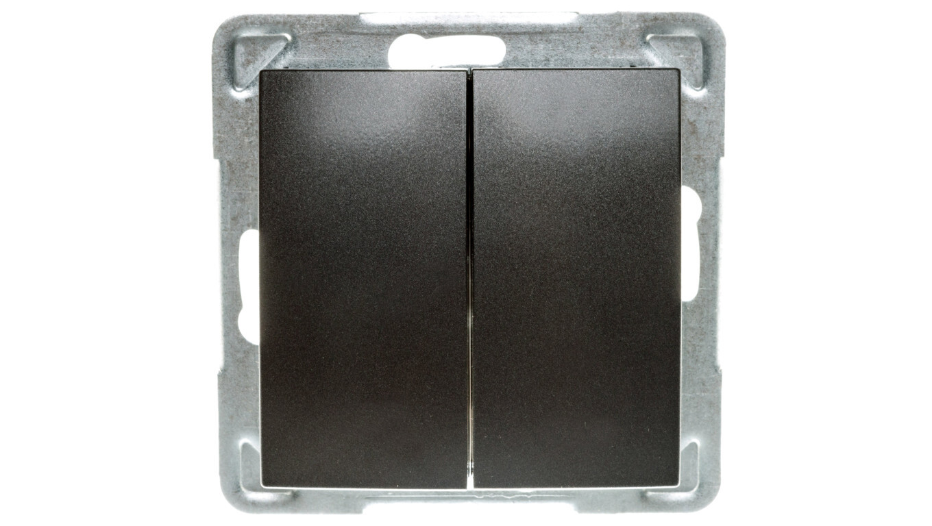 IMPRESSION Candlestick switch anthracite ŁP-2Y / m / 50 /T2UK