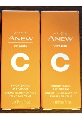 Avon Anew Vitamin C Brightening Eye Cream 0.5 Oz X 2 