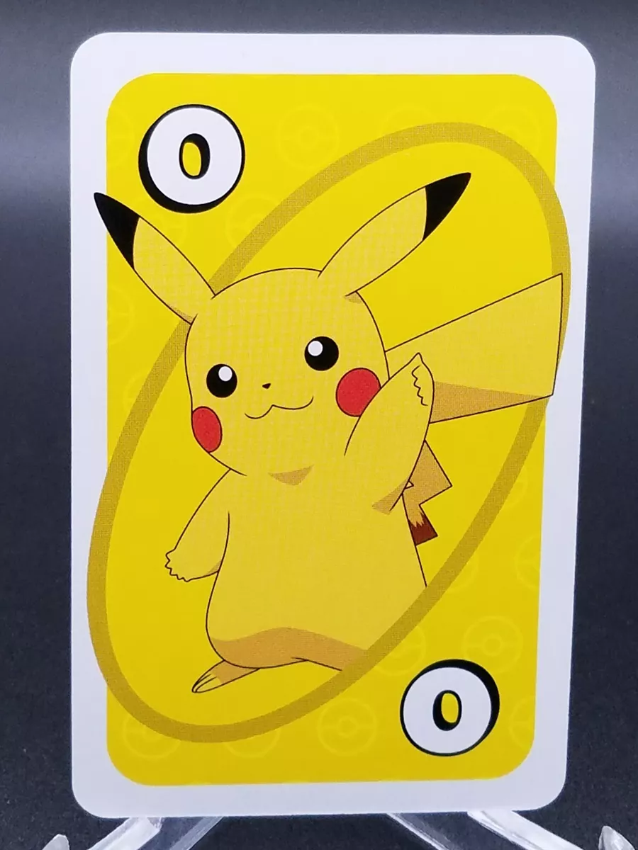 Pikachu Yellow #0 Pokemon Mattel Japanese UNO Card NM/MINT