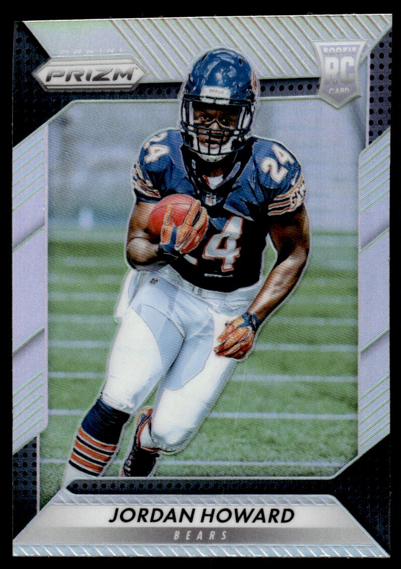 2016 Panini Prizm Silver Jordan Howard Rookie Chicago Bears #212