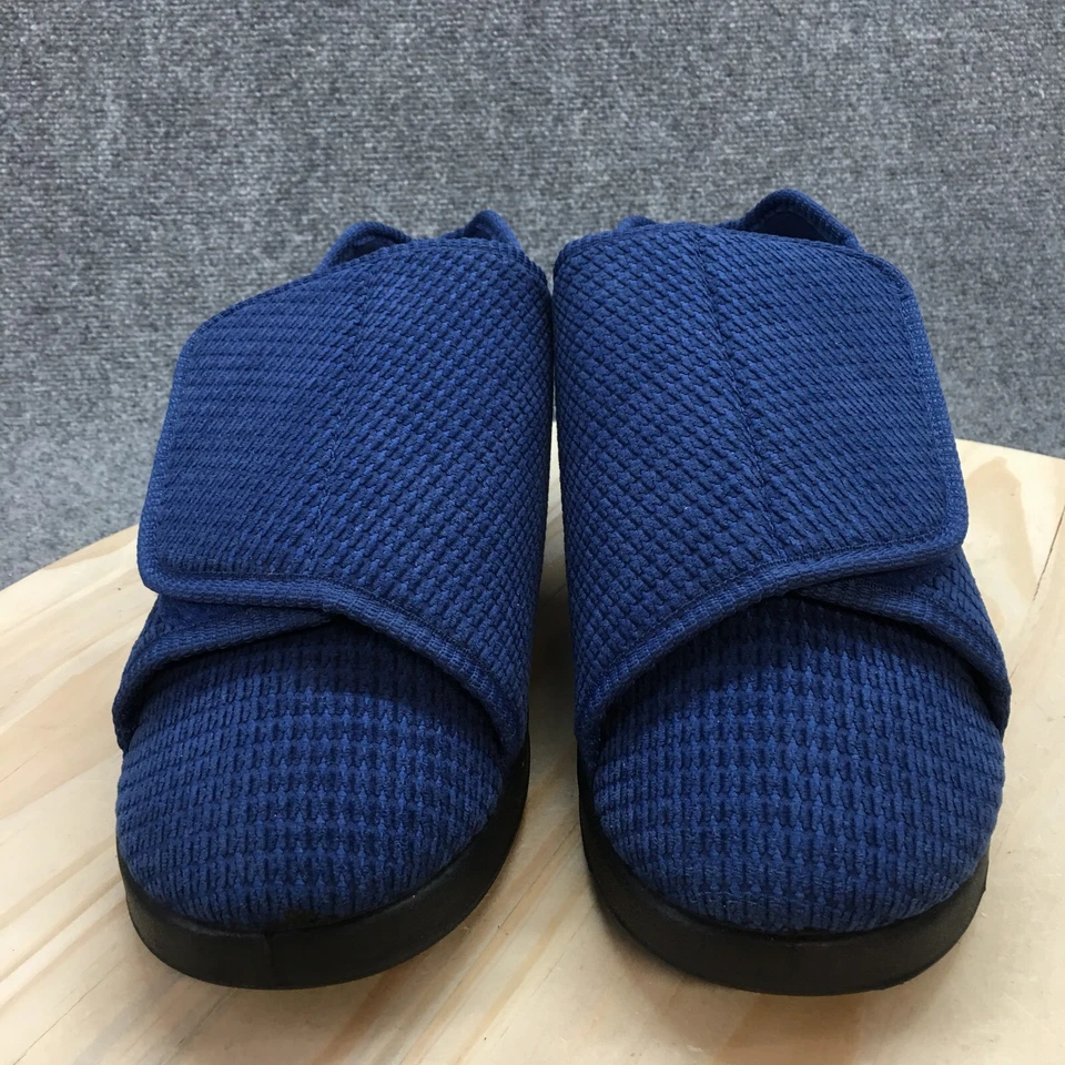 Silverts Slip On Mens 14 Blue Diabetic Slipper Slip Resistant Slip On SV55105 - Image 4 of 4